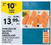 Continente Royal - porções de salmao promoção