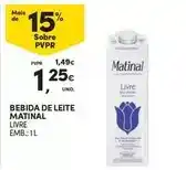 Continente Matinal - bebida de leite promoção