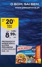 Continente Pescanova - preparado p/ mariscada s/ gluten promoção