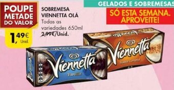 Pingo Doce Sobremesa Vienneta Olá 650ml promoção