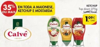 Pingo Doce Calvé Ketchup Top Down 275g promoção