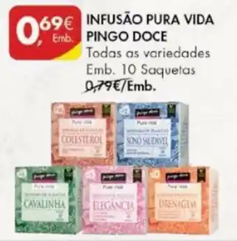 Pingo Doce Infusão Pura Vida Pingo Doce promoção