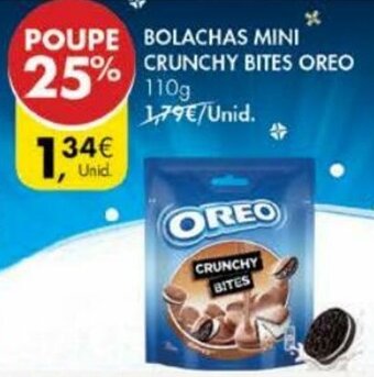 Pingo Doce Bolachas Mini Crunchy Bites Oreo 110g promoção
