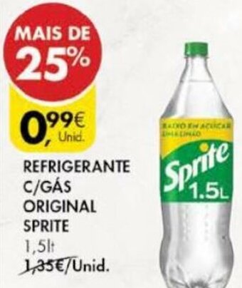 Pingo Doce Refrigerante C/Gás Original Sprite 1,5lt promoção