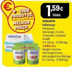 Intermarché Mimosa - iogurte promoção