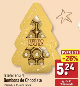 ALDI Ferrero rocher - bombons de chocolate promoção