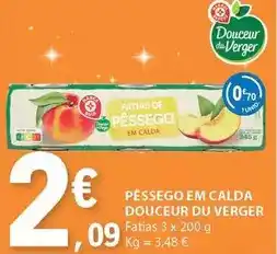 E.Leclerc Pêssego em calda promoção