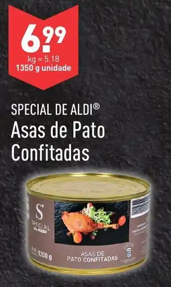 ALDI Special de Aldi Asas de Pato Confitadas1350g promoção