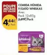 Pingo Doce Whiskas - comida humida p/gato promoção