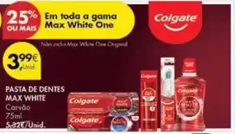 Pingo Doce Colgate - pasta de dentes max white promoção