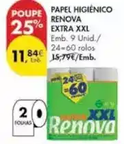 Pingo Doce Renova - papel higiénico extra xxl promoção