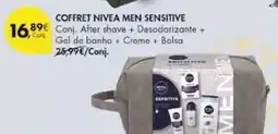 Pingo Doce Nivea - coffret men sensitive promoção