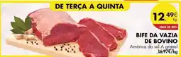 Pingo Doce Bife da vazia de bovino promoção