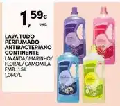 Continente Continente - lava tudo perfumado antibacteriano promoção