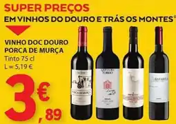 E.Leclerc Vinho doc douro porca de murça promoção