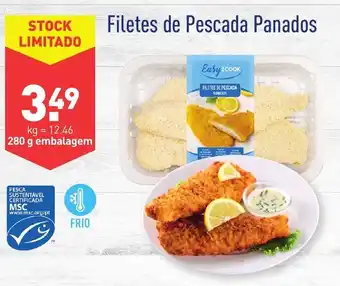 ALDI Filetes de Pescada Panados 280g promoção