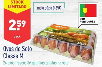 ALDI Ovos do Solo Classe M promoção