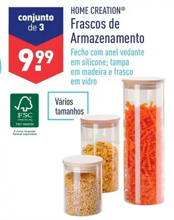 ALDI Home Creation Frascos de Armazenamento promoção