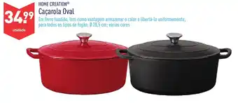 ALDI Home Creation Caçarola Oval promoção