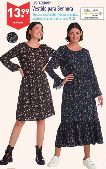 ALDI Up2Fashion Vestido para Senhora M-XL promoção