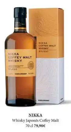 El Corte Inglés Whisky japonês coffey malt promoção