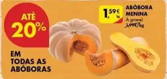 Pingo Doce As - abóbora menina promoção