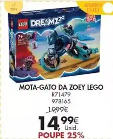 Pingo Doce Lego - mota-gato da zoey promoção