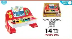 Pingo Doce Piano eletrónico touch promoção