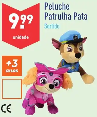 ALDI Peluche Patrulha Pata promoção