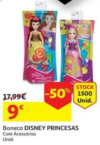Auchan Boneca Disney Princesas promoção