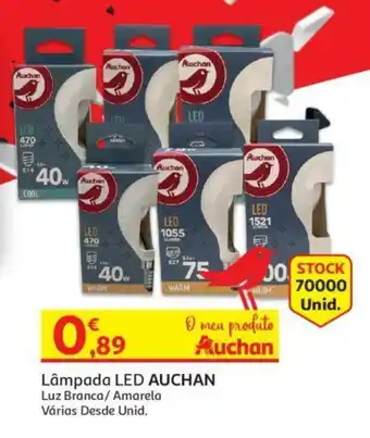 Auchan Lâmpada LED Auchan promoção