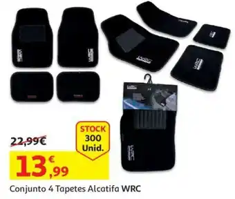 Auchan Conjunto 4 Tapetes Alcatifa WRC promoção
