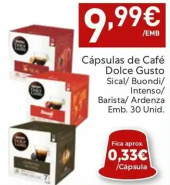 Amanhecer Cápsulas de Café Dolce Gusto 30 unid promoção