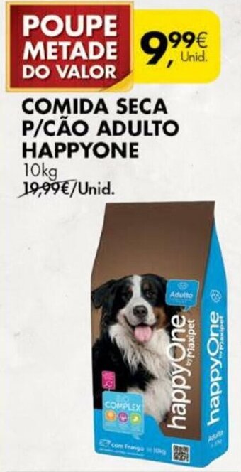 Pingo Doce Comida Seca P/Cão Adulto Happyone 10kg promoção