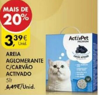 Pingo Doce Areia Aglomerante C/ Carvão Activado 5lt promoção