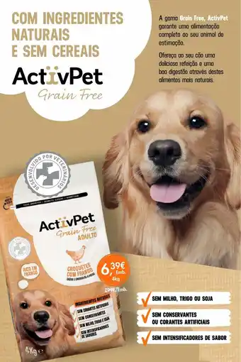 Pingo Doce ActivPet Grain Free 4kg promoção