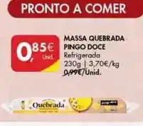 Pingo Doce Pingo doce - massa quebrada promoção