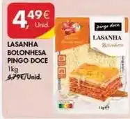 Pingo Doce Pingo doce - lasanha bolonhesa promoção