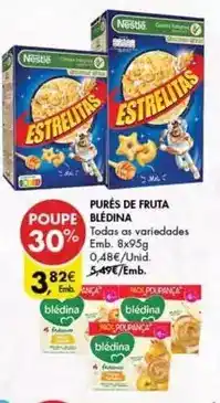 Pingo Doce Blédina - purés de fruta promoção