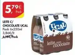 Pingo Doce Ucal - leite c/chocolate promoção