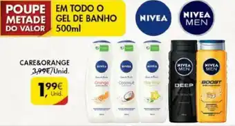 Gel de Banho Care & Orange 500ml