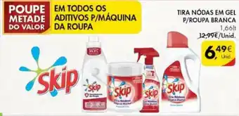 Pingo Doce Tira Nód as em Gel P/Roupa Branca 1,66lt promoção