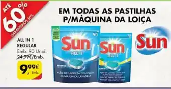 Pingo Doce All In 1 Regular 90 Unid promoção