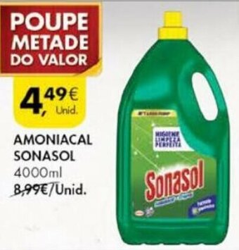 Pingo Doce Amoniacal Sonasol 4000ml promoção
