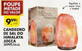 Pingo Doce Candeeiro de Sal Do Himalaya Jocca promoção