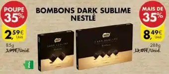 Bombons Dark Sublime Nestlé 288g
