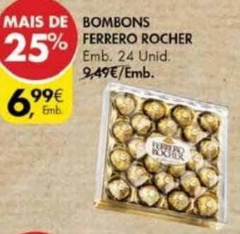 Pingo Doce Bombons Ferrero Rocher 24 Unid promoção