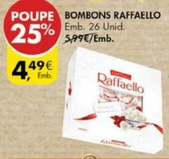 Pingo Doce Bombons Raffaello 26 Unid promoção