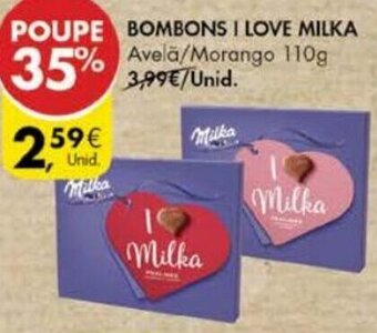 Bombons I Love Milka 110g
