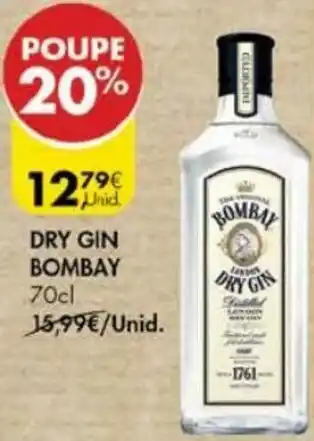 Pingo Doce Dry Gin Bombay 70cl promoção